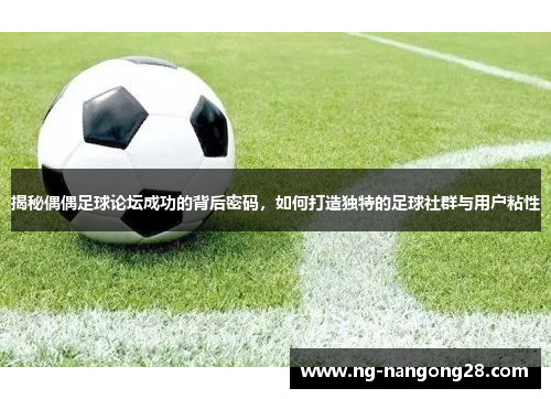 揭秘偶偶足球论坛成功的背后密码，如何打造独特的足球社群与用户粘性